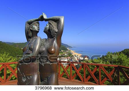 South Korea. Gangwon area. Jeongdongjin, also Chongdongjin, near Gangneung,. Sun Cruise Hotel View Large Photo Image Stock Photo - South Korea. Gangwon area. Jeongdongjin, also Chongdongjin, near Gangneung,. Sun Cruise Hotel. Fotosearch