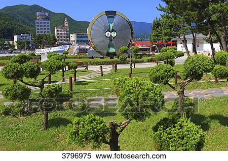 South Korea. Gangwon area. The massive Sandglass. Sunrise Park. View Large Photo Image Stock Photography - South Korea. Gangwon area. The massive Sandglass. Sunrise Park.. Fotosearch