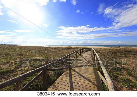 Spain, Andalousia, Tarifa. Beach Los Lances View Large Photo Image Stock Photograph - Spain, Andalousia, Tarifa. Beach Los Lances. Fotosearch