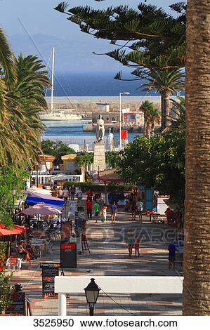 Spain, Andalusia, Tarifa, Paseo de la Alameda View Large Photo Image Stock Image - Spain, Andalusia, Tarifa, Paseo de la Alameda. Fotosearch