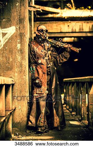 Steampunk man View Large Photo Image Stock Photograph - Steampunk man. Fotosearch