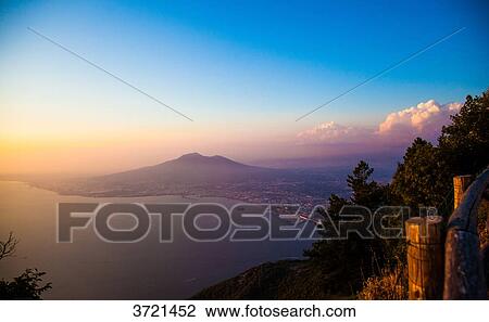 Sunset, Vesuvius, Province of Naples, Campania, Italy View Large Photo Image Stock Image - Sunset, Vesuvius, Province of Naples, Campania, Italy. Fotosearch