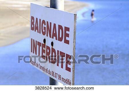 Swimming forbidden sign View Large Photo Image Picture - Swimming forbidden sign. Fotosearch