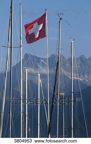 Switzerland, Canton of Vaud, region of Leman, Vevey, the marina View Large Photo Image Stock Image - Switzerland, Canton of Vaud, region of Leman, Vevey, the marina. Fotosearch