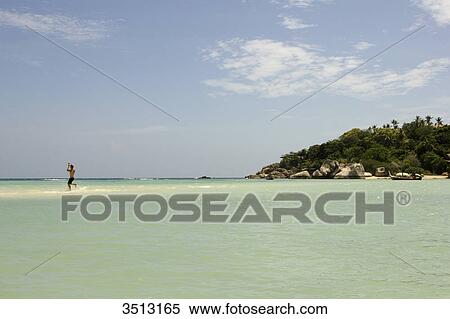 Thailand, Gulf of Thailand, Beach of Chalok bay, Koh Tao island View Large Photo Image Stock Photography - Thailand, Gulf of Thailand, Beach of Chalok bay, Koh Tao island. Fotosearch