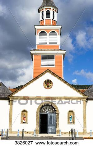 The church Saint-Henri, Bourg des Anses d'Arlet, Martinique, France View Large Photo Image Stock Photo - The church Saint-Henri, Bourg des Anses d'Arlet, Martinique, France. Fotosearch