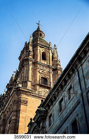 Tower of Salamanca cathedral, Spain View Large Photo Image Stock Image - Tower of Salamanca cathedral, Spain. Fotosearch