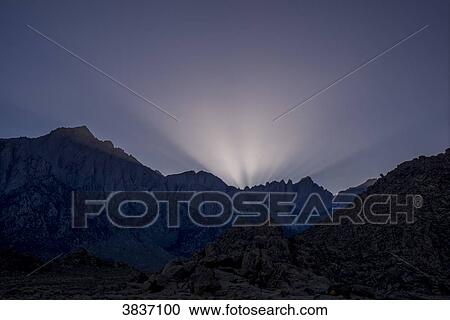 USA, California, Lone Pine, Alabama Hills at twilight View Large Photo Image Stock Image - USA, California, Lone Pine, Alabama Hills at twilight. Fotosearch