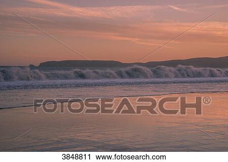 USA, California, Marin County, Point Reyes, Point Reyes National Seashore, Drakes Beach, sunset on the beach View Large Photo Image Stock Image - USA, California, Marin County, Point Reyes, Point Reyes National Seashore, Drakes Beach, sunset on the beach. Fotosearch