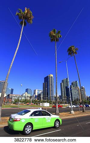 USA, California, San Diego. Harbor drive View Large Photo Image Stock Photo - USA, California, San Diego. Harbor drive. Fotosearch