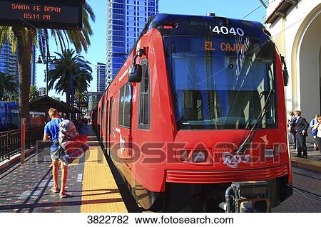 USA, California, San Diego. Railway station View Large Photo Image Stock Image - USA, California, San Diego. Railway station. Fotosearch