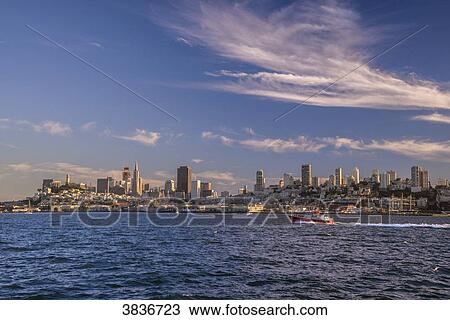 USA, California, San Francisco at sunset View Large Photo Image Stock Image - USA, California, San Francisco at sunset. Fotosearch