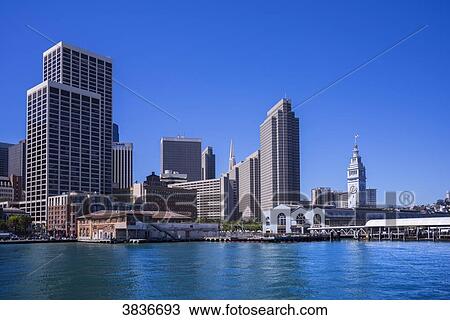 USA, California, San Francisco, the Embarcadero district, Ferry building View Large Photo Image Stock Image - USA, California, San Francisco, the Embarcadero district, Ferry building. Fotosearch