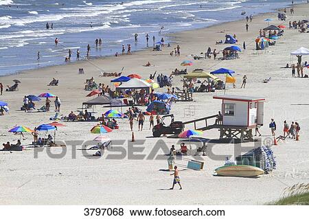 USA, Florida. Cape Canaveral beach View Large Photo Image Stock Photo - USA, Florida. Cape Canaveral beach. Fotosearch