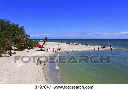 USA, Florida. Sanibel Island. Blind Pass View Large Photo Image Stock Photo - USA, Florida. Sanibel Island. Blind Pass. Fotosearch