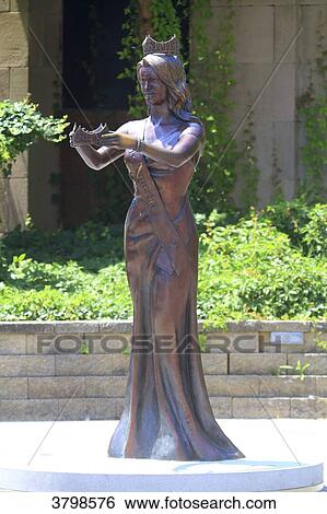 Usa, New Jersey, Atlantic-City. Miss america statue. View Large Photo Image Stock Photograph - Usa, New Jersey, Atlantic-City. Miss america statue.. Fotosearch