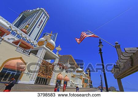 Usa, New Jersey, Atlantic-City. The Trump Taj Mahal Hotel and Casino View Large Photo Image Stock Image - Usa, New Jersey, Atlantic-City. The Trump Taj Mahal Hotel and Casino. Fotosearch