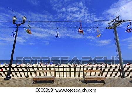 USA, New Jersey, Seaside Heights View Large Photo Image Stock Photo - USA, New Jersey, Seaside Heights. Fotosearch