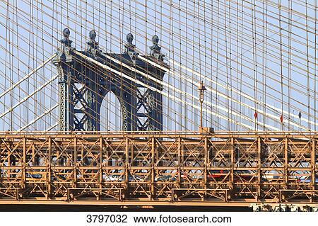 Usa, New-York City. Brooklyn Bridge. View Large Photo Image Stock Image - Usa, New-York City. Brooklyn Bridge.. Fotosearch