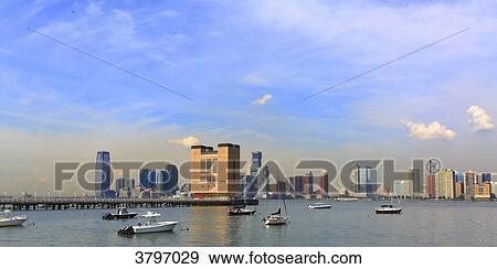 Usa, New-York City. Jersey City from Manhattan. Holland Tunnel Ventilation Shaft, Hudson River, View Large Photo Image Stock Photo - Usa, New-York City. Jersey City from Manhattan. Holland Tunnel Ventilation Shaft, Hudson River,. Fotosearch