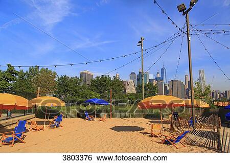 Usa, New York, Manhattan. Brooklyn beach View Large Photo Image Stock Photograph - Usa, New York, Manhattan. Brooklyn beach. Fotosearch