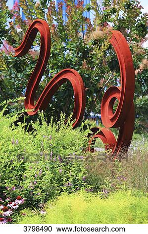 Stock Image - Usa, New York, Manhattan. High Line Park. Fotosearch