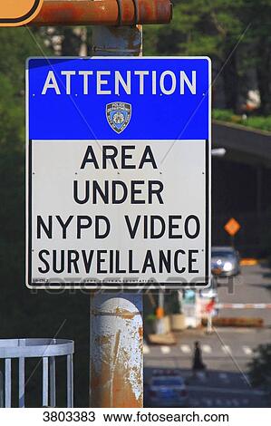 Usa, New York, Manhattan. Security video View Large Photo Image Stock Image - Usa, New York, Manhattan. Security video. Fotosearch