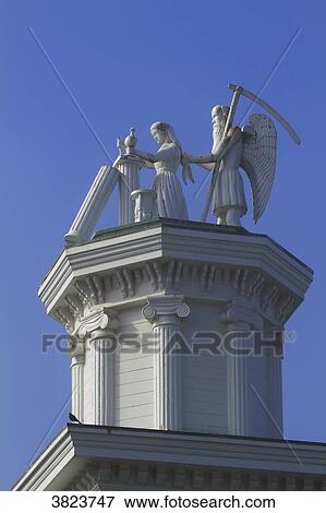 Usa, North California,. Mendocino, statue on church roof. Masonic temple View Large Photo Image Stock Photo - Usa, North California,. Mendocino, statue on church roof. Masonic temple. Fotosearch