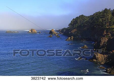 Usa, North California,. South from Fort Bragg View Large Photo Image Stock Image - Usa, North California,. South from Fort Bragg. Fotosearch