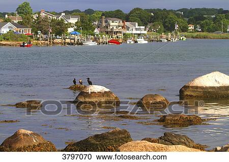 Usa, Rhode Island. Weekapaug View Large Photo Image Stock Image - Usa, Rhode Island. Weekapaug. Fotosearch