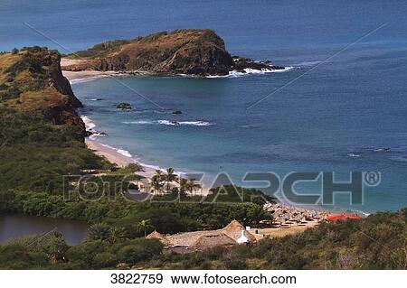 Stock Photo - Venezuela, Margarita Island. Playa Puerto Viejo. Fotosearch