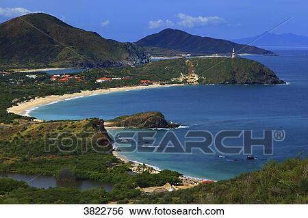 Venezuela, Margarita Island. Punta Zaragosa lighthouse. Playa Puerto Viejo and Playa Puerto Cruz View Large Photo Image Stock Photograph - Venezuela, Margarita Island. Punta Zaragosa lighthouse. Playa Puerto Viejo and Playa Puerto Cruz. Fotosearch