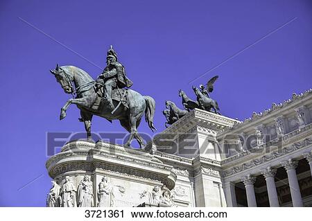 Victor Emmanuel II Monument, Rome, Lazio, Italy View Large Photo Image Stock Image - Victor Emmanuel II Monument, Rome, Lazio, Italy. Fotosearch