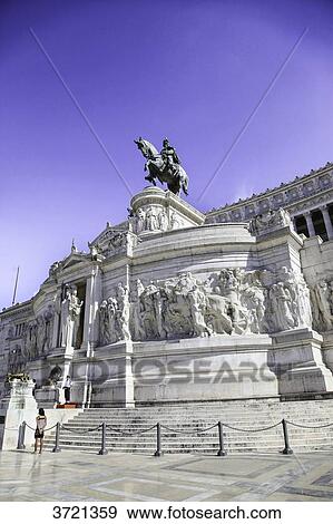 Victor Emmanuel II Monument, Rome, Lazio, Italy View Large Photo Image Stock Photo - Victor Emmanuel II Monument, Rome, Lazio, Italy. Fotosearch
