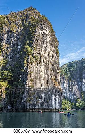 Vietnam, Ha Long Bay, kayaks (UNESCO World Heritage) View Large Photo Image Stock Photo - Vietnam, Ha Long Bay, kayaks (UNESCO World Heritage). Fotosearch
