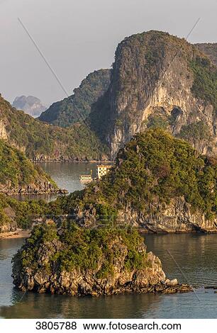 Stock Photo - Vietnam, Ha Long Bay, (UNESCO World Heritage). Fotosearch