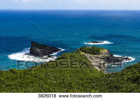View from the lighthouse of the Caravelle's peninsula, Martinique, France View Large Photo Image Stock Photo - View from the lighthouse of the Caravelle's peninsula, Martinique, France. Fotosearch