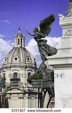 View of Trajan's Forum and an angel statue, Rome, Lazio, Italy View Large Photo Image Stock Photo - View of Trajan's Forum and an angel statue, Rome, Lazio, Italy. Fotosearch