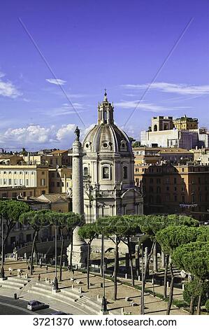 View of Trajan's Forum, Rome, Lazio, Italy View Large Photo Image Stock Image - View of Trajan's Forum, Rome, Lazio, Italy. Fotosearch