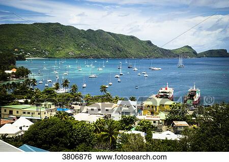 View on Admiralty Bay and the town Port Elizabeth, Bequia, Saint-Vincent et les Grenadines, West Indies View Large Photo Image Stock Photograph - View on Admiralty Bay and the town Port Elizabeth, Bequia, Saint-Vincent et les Grenadines, West Indies. Fotosearch