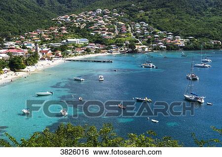 View on the village Bourg des Anses d'Arlet, Martinique, France View Large Photo Image Stock Photograph - View on the village Bourg des Anses d'Arlet, Martinique, France. Fotosearch