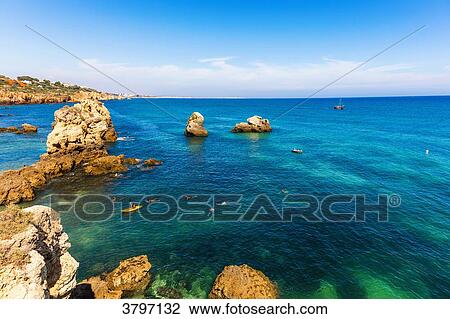 Stock Image - View Praia Arrifes region of Algarve, Portugal. Fotosearch