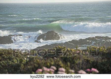 Waves in the sea View Large Photo Image Stock Image - Waves in the sea. Fotosearch