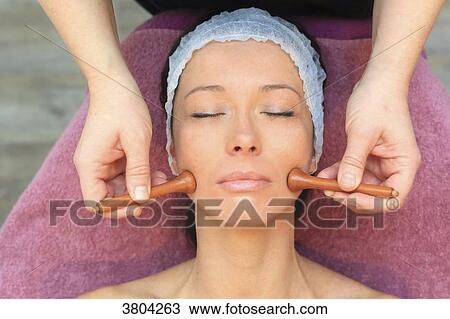 Woman in a beauty parlour. View Large Photo Image Stock Image - Woman in a beauty parlour.. Fotosearch