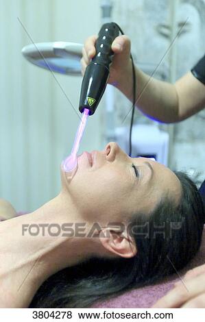 Woman in a beauty parlour. View Large Photo Image Stock Photo - Woman in a beauty parlour.. Fotosearch