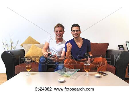 Young adult flat sharing View Large Photo Image Stock Image - Young adult flat sharing. Fotosearch