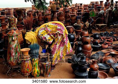 Africa, Mali, Segou, along the Niger River, handicrafts for tourists View Large Photo Image Stock Image - Africa, Mali, Segou, along the Niger River, handicrafts for tourists. Fotosearch