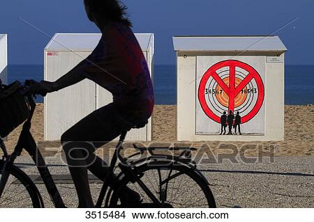 Belgium, St Idesbald. Beach huts. View Large Photo Image Picture - Belgium, St Idesbald. Beach huts.. Fotosearch