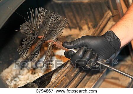 Stock Photo - Brushing by the interior.. Fotosearch