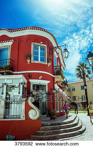Buildings of the city of Cascais, Lisbon area, Portugal View Large Photo Image Stock Image - Buildings of the city of Cascais, Lisbon area, Portugal. Fotosearch